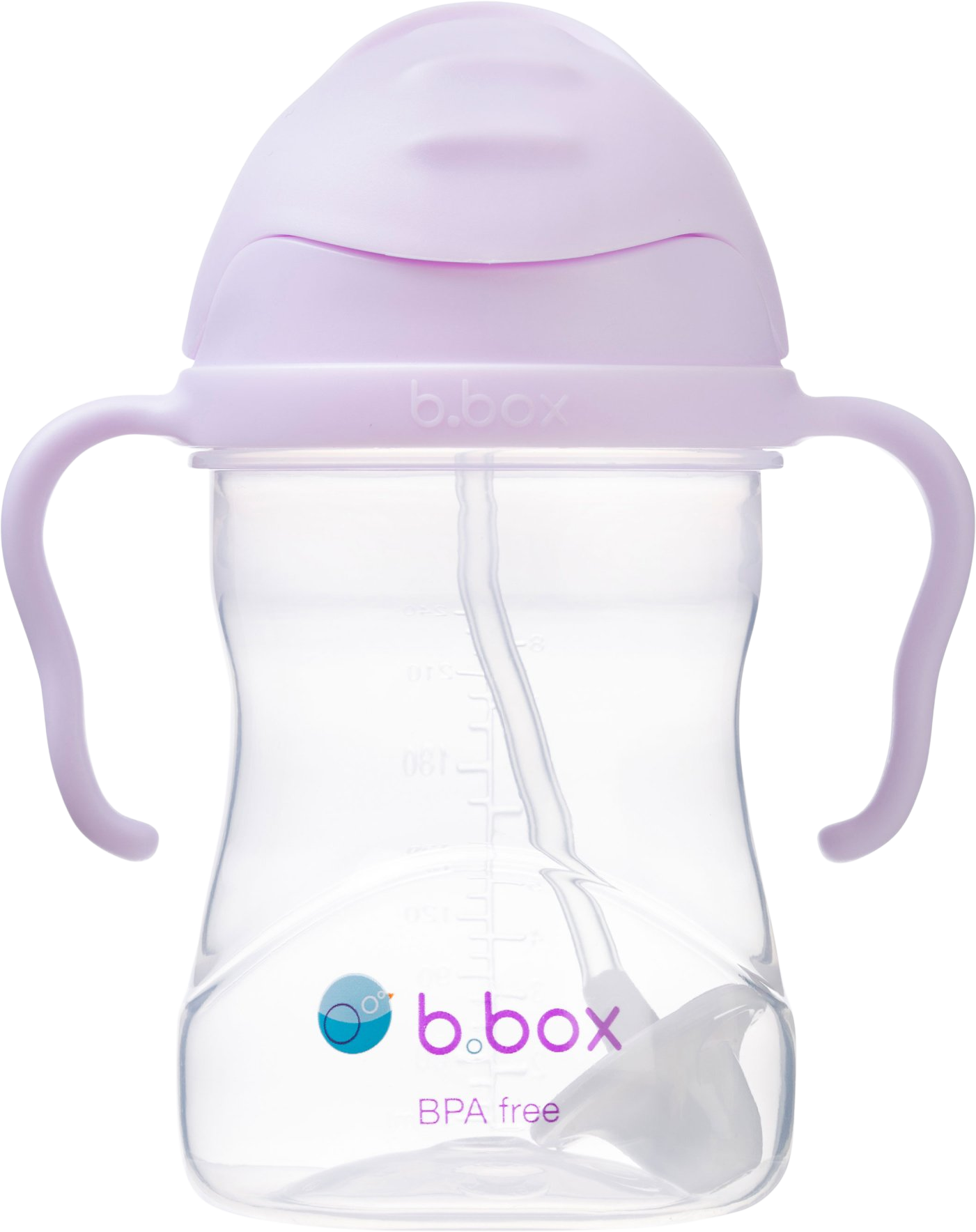 B.box Hrneček s brčkem, Gelato ostružinový 240 ml