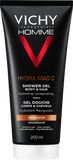 Vichy Homme Hydra Mag C Hydratační povzbuzující sprchový gel na tělo a vlasy 200 ml
