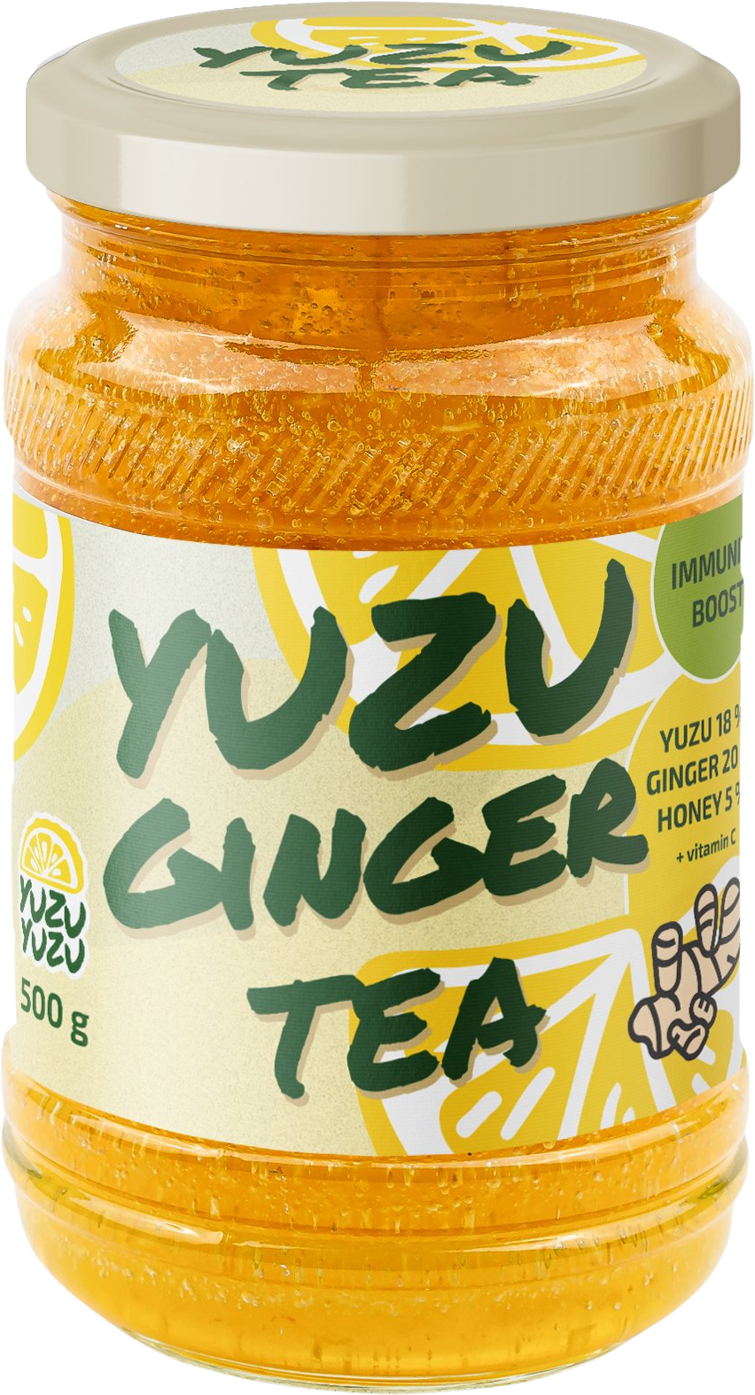 Yuzu tea Zdravý Yuzu Ginger Tea 500 g