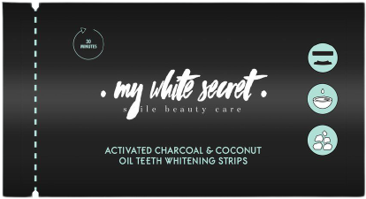 My White Secret Bělící pásky na zuby s aktivním uhlím 14 ks