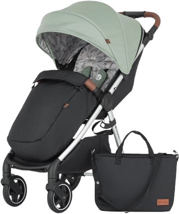 Petite&Mars Kočárek sportovní Royal3 Silver Iron Green