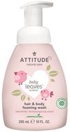 Attitude Dětská mycí pěna (2v1) Baby leaves bez vůně 295 ml