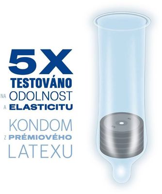 Durex Feel Thin Extra Lubricated Kondomy 3 ks