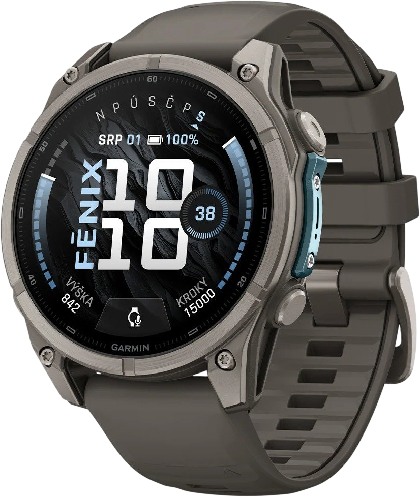 Garmin fenix 9 47mm AMOLED Pebble Gray