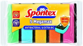 Spontex Megamax Antibak houbička 5 ks