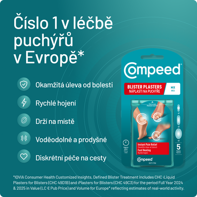Compeed Náplasti na puchýře MIX 5 ks