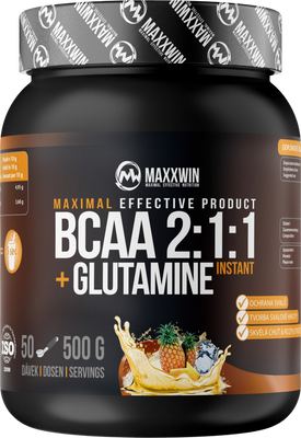 Maxxwin BCAA + Glutamine ananas 500 g
