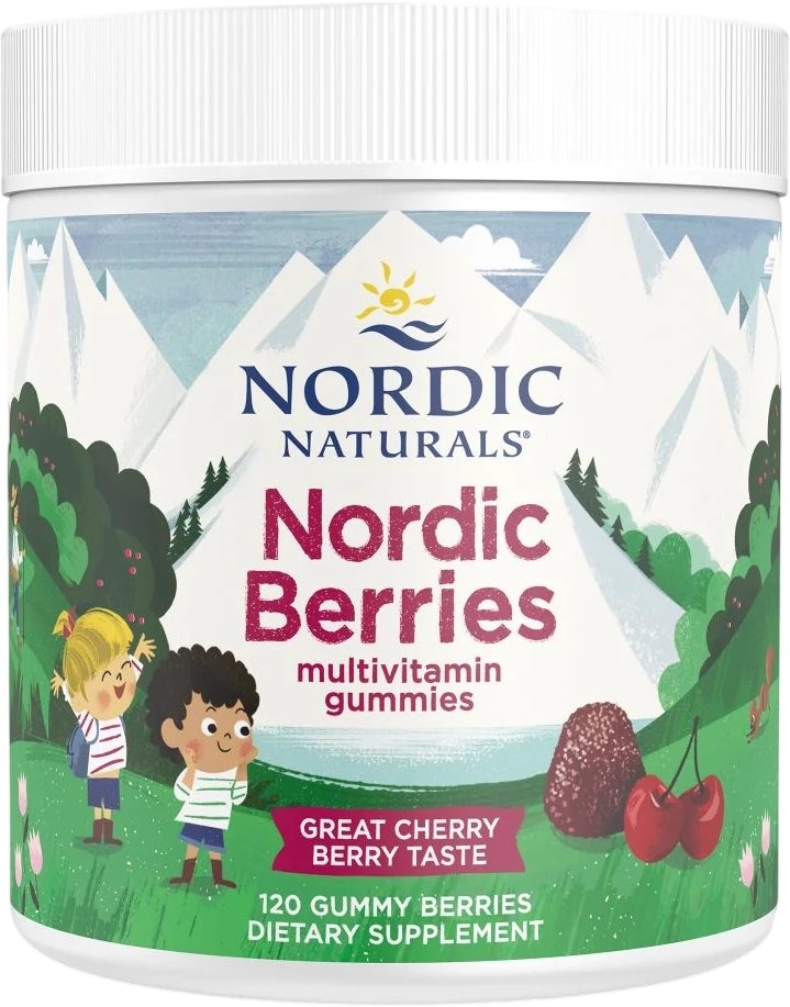 Nordic Naturals Multivitamin pro děti třešeň 120 ks