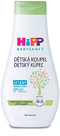 Hipp babysanft, přípravek do koupele, mandlový olej, bez mikroplastů