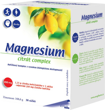 Onapharm Magnesium citrát complex 30 sáčků