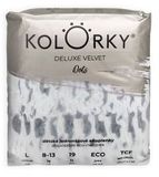 Kolorky DELUXE VELVET Puntíky vel. L (8-13 kg) 19 ks