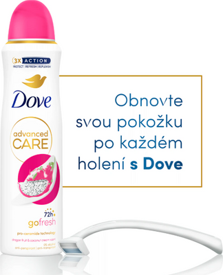 Dove Advanced Care Dragon Fruit&Cocconut Antiperspirant sprej 150 ml