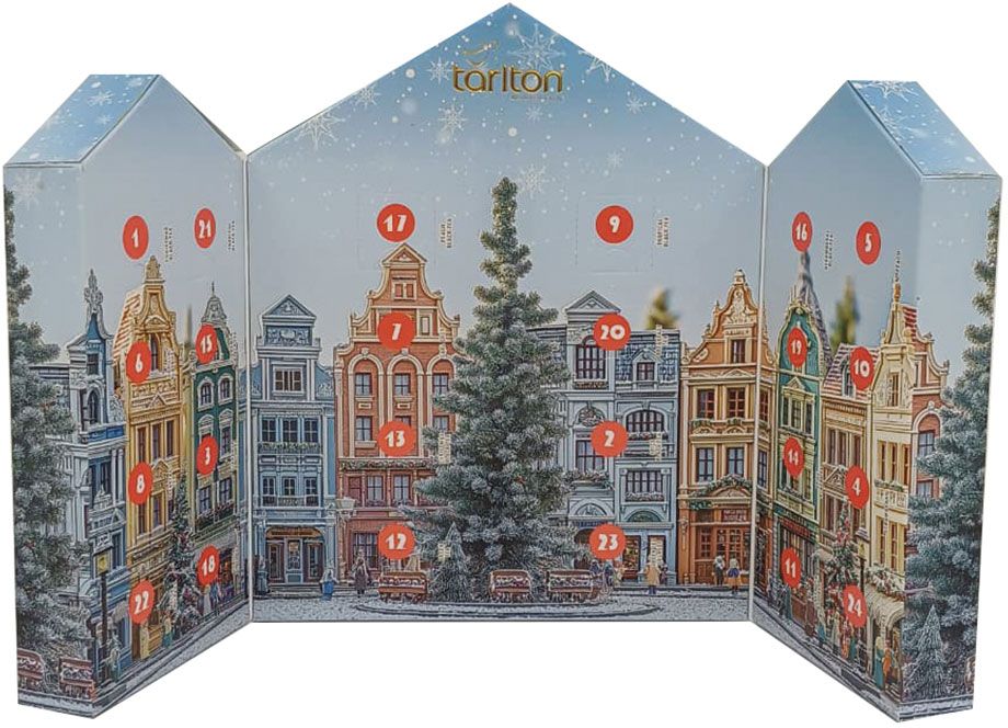 Tarlton Christmas The First Noel Advent Calendar papír 24 x 2 g