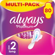 Always Platinum Super hygienické vložky s křidélky 80 ks