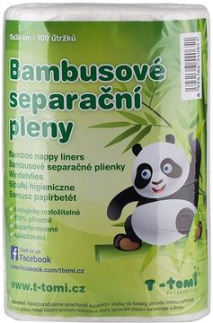 T-Tomi Bambusové separační pleny /role 100 ks
