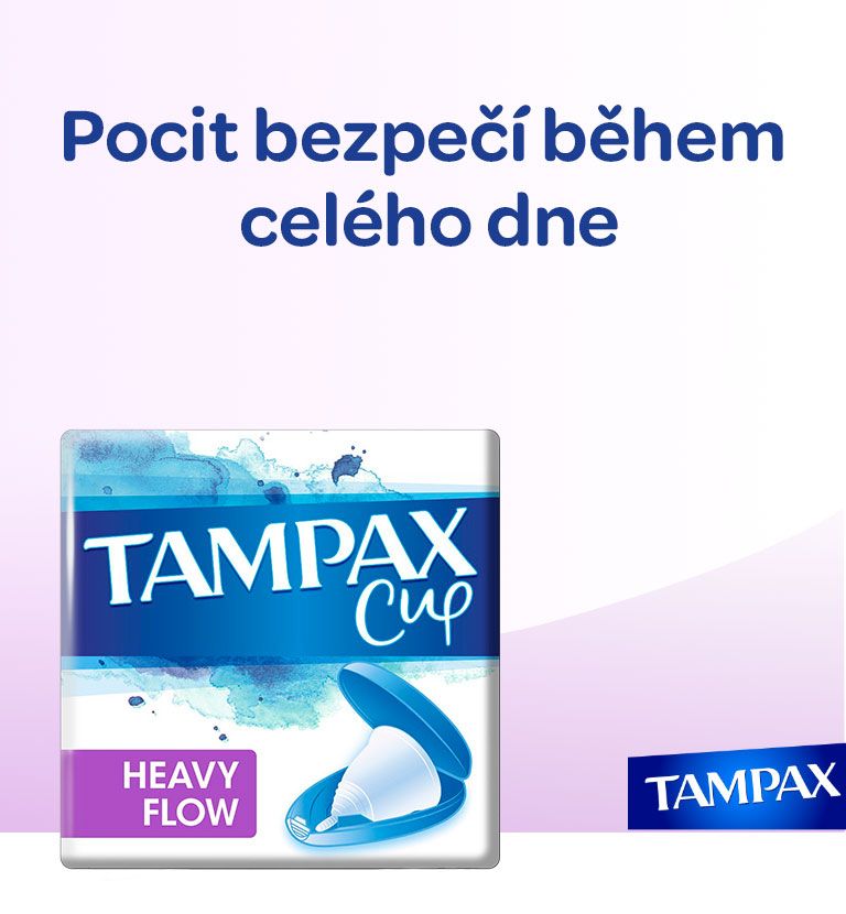 Tampax, mestruační kalíšek, alternativa k jednorázovým hygienickým potřebám
