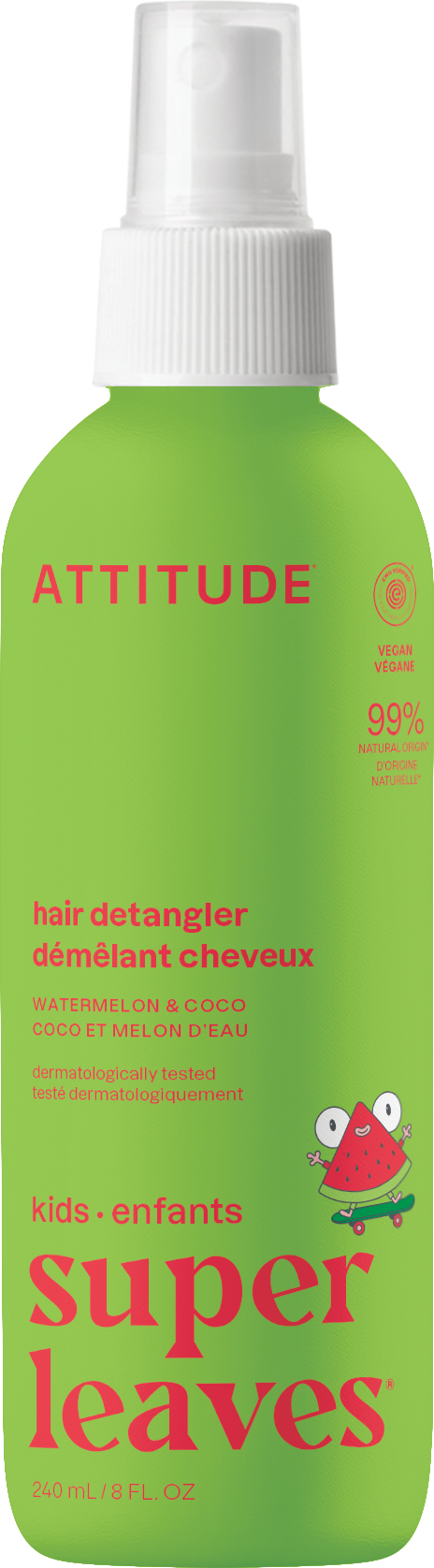 Attitude Dětský sprej na rozčesávání vlasů s vůní melounu a kokosu 240 ml