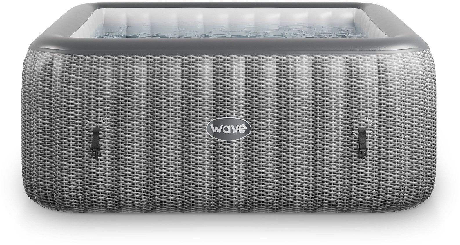 CF WAVE Vířivý bazén CF PACIFIC 4 GREY RATTAN