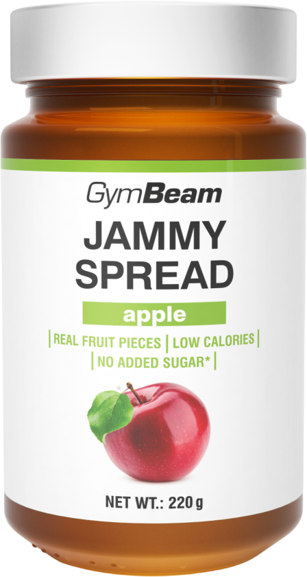 GymBeam Jammy Spread jablko 220 g