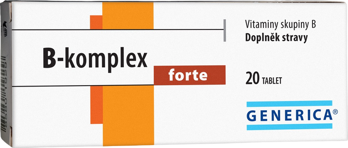 Generica B-komplex forte 20 tablet