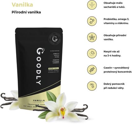 Goodly vanilka, přírodní vanilková příchuť 600 g