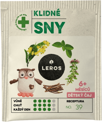 Leros dětský čaj Klidné sny 20 x 1.5 g
