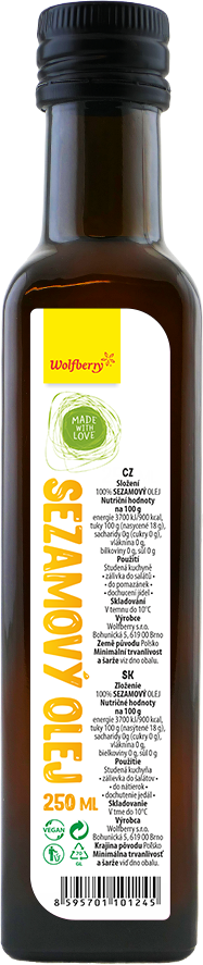 Wolfberry Sezamový olej 250 ml