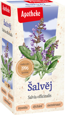 Apotheke Šalvěj lékařská čaj 20 x 2 g