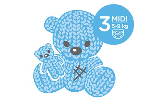Plienky Linteo Baby Premium 3 MIDI