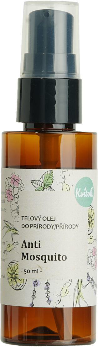 Kvitok Repelentní tělový olej Anti Mosquito 50 ml