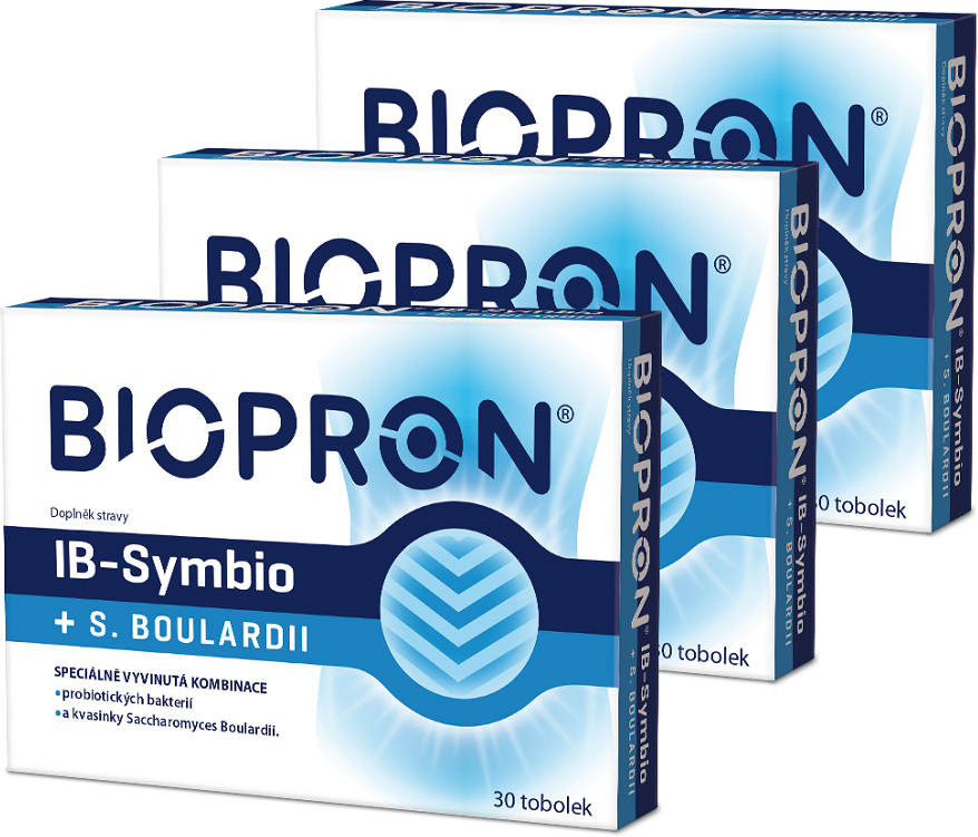 Biopron Walmark IB-Symbio + S.Boulardi 30 tob. AKCE 2+1