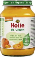 Holle bio dětská přesnídávka Dýně s rýží 190 g