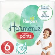Pampers Plenkové kalhotky Pants Harmonie Velikost 6, 18 ks