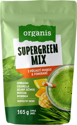 Organis Supergreen Mix 30 dávek, 165 g
