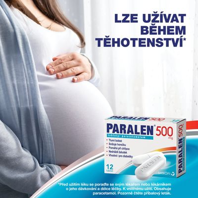Paralen 500mg, 12 tablet