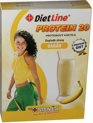 Diet Line Protein 20 Koktejl banán 3 x 25 g