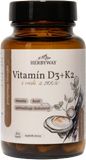 Herbyway Vitamín D3+K2 s Reishi 2500 IU, 60 kapslí