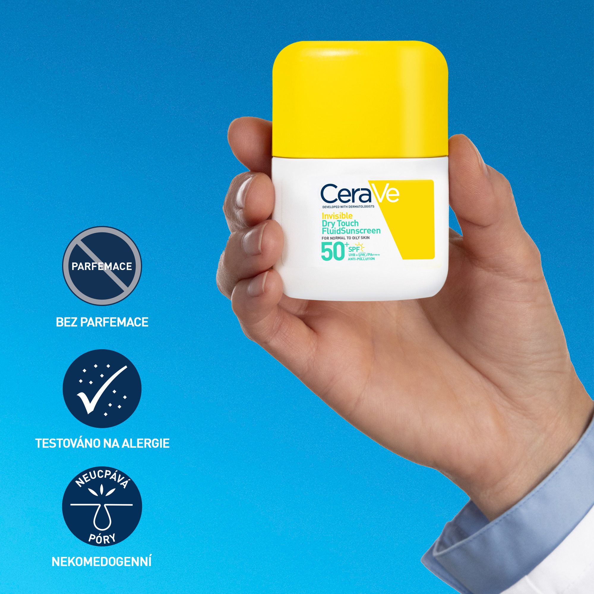 CeraVe Zmatňující opalovací fluid SPF50, 50 ml