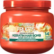 Garnier Fructis Goodbye damage keratin hair bomb maska na vlasy, 320 ml