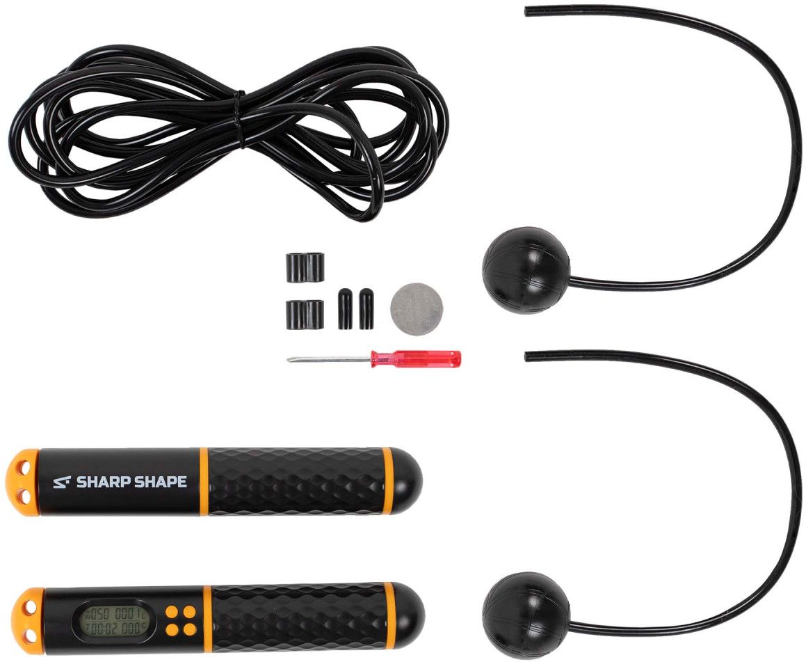 Sharp Shape Švihadlo smart rope - black