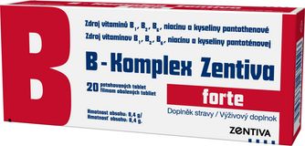 Zentiva B-Komplex forte Zentiva 20 tablet