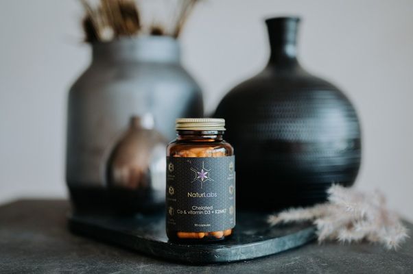 Naturlabs Vápník chelátový + D3 & K2 90 kapslí
