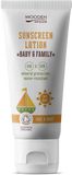 Woodenspoon Opalovací tělové mléko Baby & Family SPF 30, 100 ml