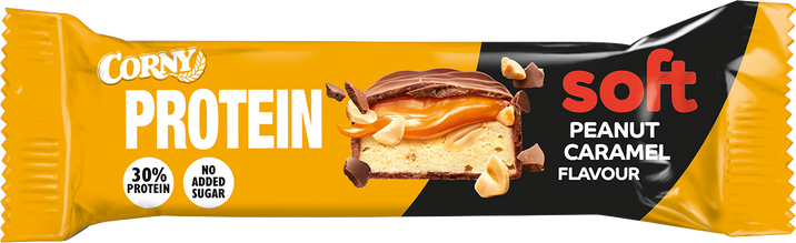Corny Protein SOFT, Arašídy - karamel 45 g