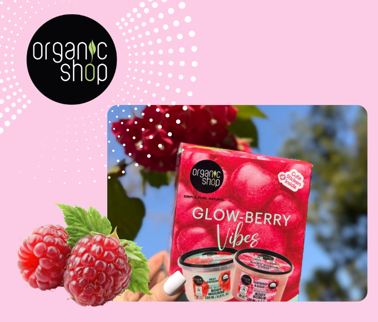 Organic Shop Glow-Berry Vibes Beauty Set