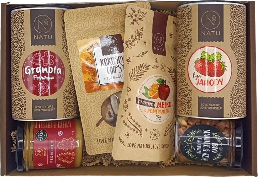 Natu Dárkový box Sladké a veselé