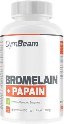 GymBeam Bromelain Papain 90 kapslí 90 ks