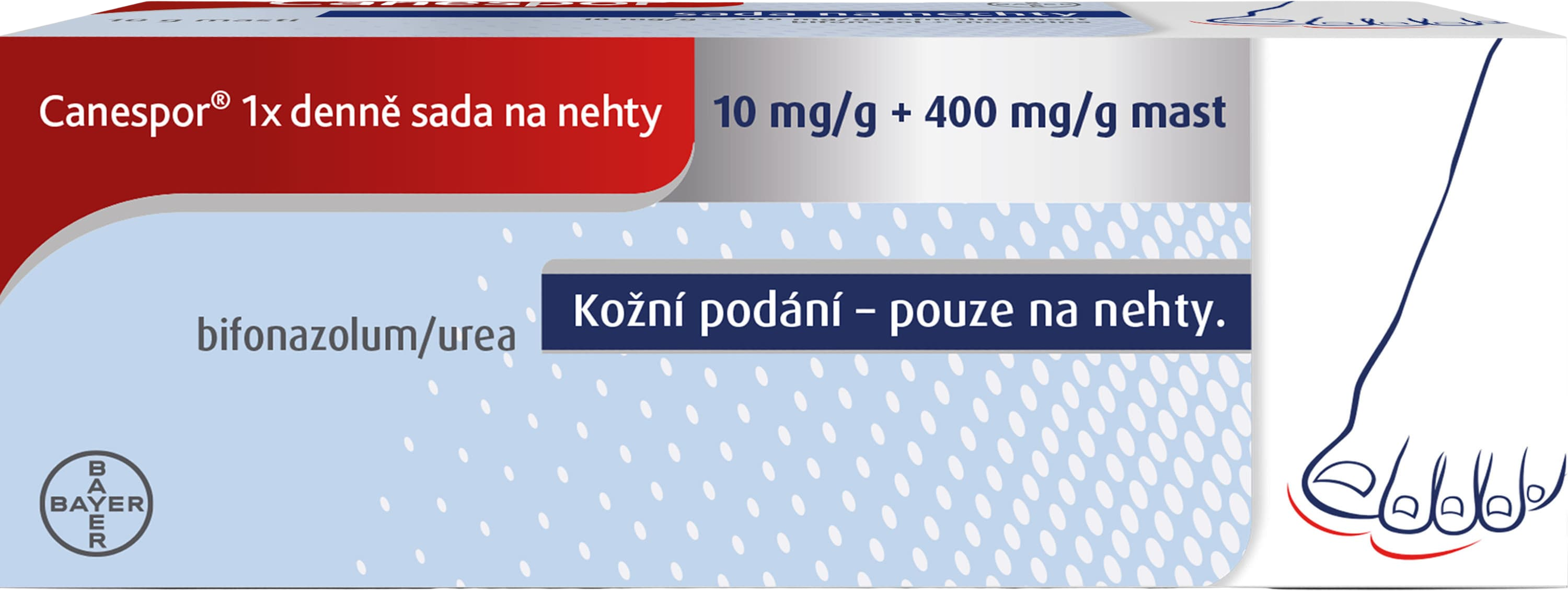 Canespor 1x denně sada na nehty 10 g