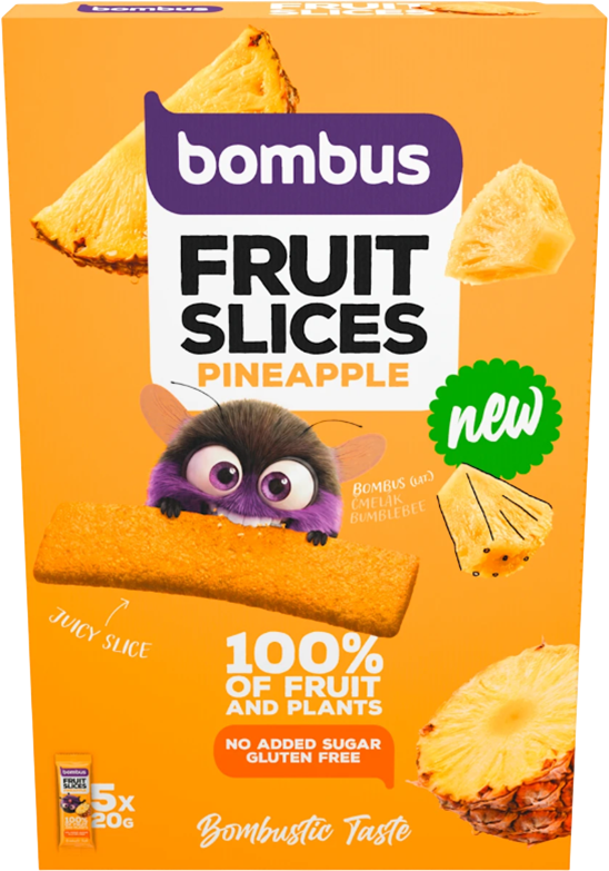 Bombus Fruit slices Ananas 5 x 20 g