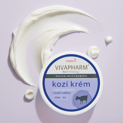 VivaPharm Kozí zvláčňující krém dóza 250 ml